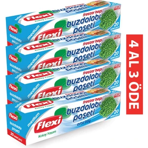 Buzdolabı Poşeti Orta Boy 4'lü