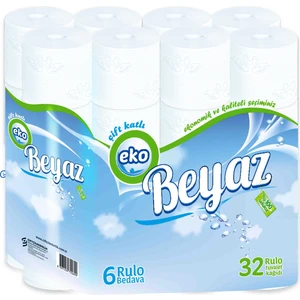 Eko Tuvalet Kağıdı Çift Kat 32'li
