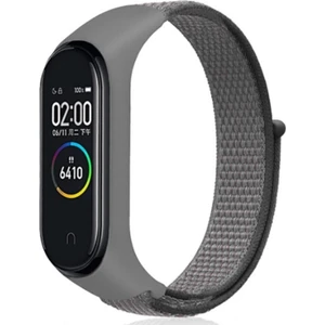 Xiaomi Mi Band 4 / 5 / 6 Hasır Kumaş Örgü Spor Kordon Kayış