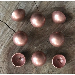 Bakır Renk Kabara Raptiye Koltuk Çivisi Çap 22MM 30ADET