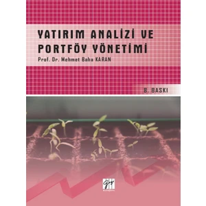 Yatırım Analizi ve Portföy Yönetimi - Mehmet Baha Karan