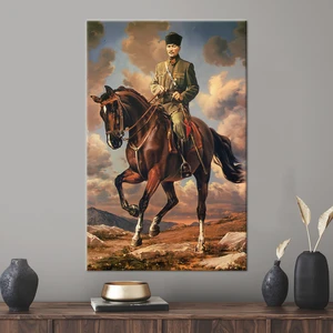 Kayra Export 1 Parça Kanvas Tablo Mustafa Kemal Atatuk Kanvas Sanatı Mustafa Kemal Kanvas Sanatı