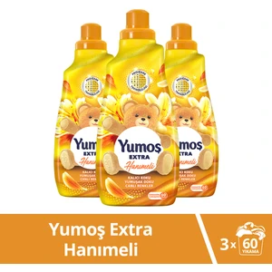 Extra Konsantre Çamaşır Yumuşatıcısı Hanımeli 1440 ml X3 Adet