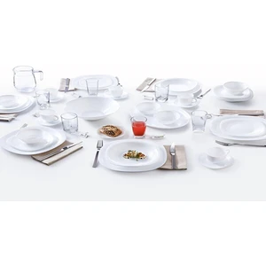 luminarc Carine Temperli Beyaz 24 Parça Yemek Takımı.27 Cm.servis & 21 Cm.yemek & 19 Cm.tatlı & 12 Cm.çorba