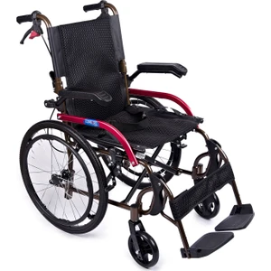 Comfort Plus GK863LAJ-20 Jet Black Transfer Alüminyum Tekerlekli Sandalye