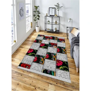 En Uygun Halı Dekoratif Kaymaz Taban Yıkanabilir Modern Halı DELÜX-2054