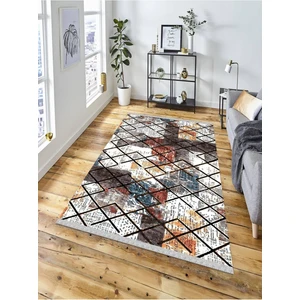 Dekoratif Kaymaz Taban Yıkanabilir Modern Halı DELÜX-5002
