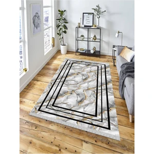 Dekoratif Kaymaz Taban Yıkanabilir Modern Halı DELÜX-6020