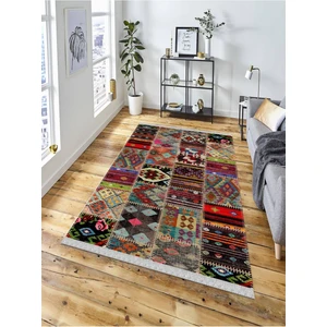 Dekoratif Kaymaz Taban Yıkanabilir Modern Halı DELÜX-5056