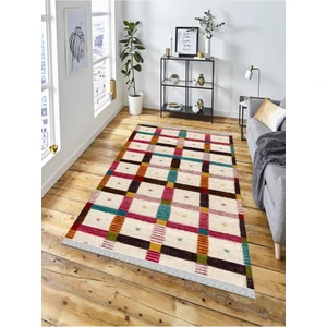 Dekoratif Kaymaz Taban Yıkanabilir Modern Halı DELÜX-4003