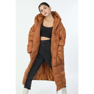 Kadın Oversize Uzun Şişme Mont