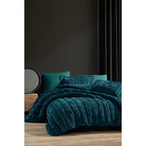 Elart comfort Yeni Nesil Uykuseti - 3 Parça Velvet Zümrüt Yeşili (230X220CM)