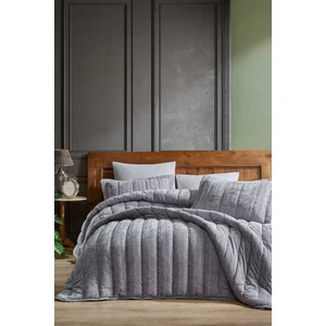 Elart comfort Yeni Nesil Uykuseti - 3 Parça Velvet Gümüş (230X220CM)