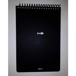 Mini Spiralli Sert Kapak Bloknot 80 Yaprak Defter 16 x 23 cm Düz