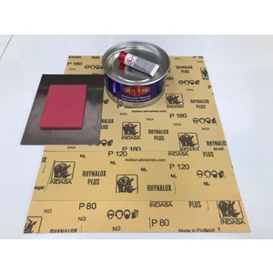 Polyester Macun 500 gr Set 3 Adet Zımpara-Çelik-Macun Lastiği
