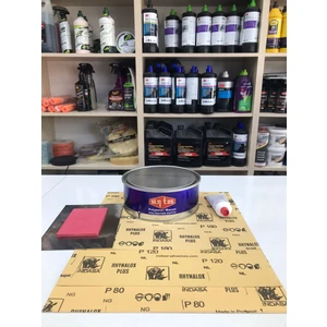 Polyester Macun 1000GR Set 3 Adet Zımpara-Çelik-Macun Lastiği