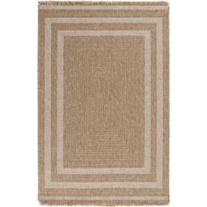 Cool Halı Mocha 668 Beyaz Halı Kilim Salon Mutfak Koridor Yolluk Jüt Hasır Görünümlü Dokuma Makine Halı