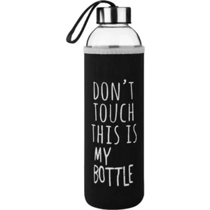 My Bottle Borosilikat Siyah Kılıflı 0,5lt  500ML Cam Su Sişesi