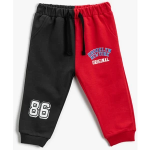 Baskılı Pamuklu Jogger Eşofman Altı