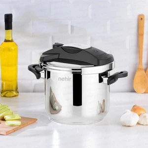 Silver Matik 7 Litre Düdüklü Tencere Siyah