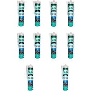 Akvaryum Silikonu 340 Gr. Şeffaf (10 Adet)