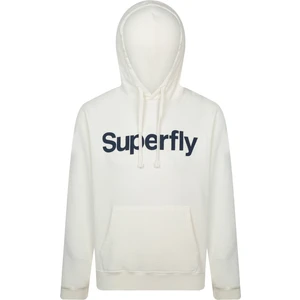 Men Kapş Sweat Beyaz Erkek Sweatshirt 23139-17