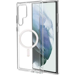 Kip GSM S22 Ultra Kılıf Magsafe Destekli Wireless Kablosuz Şarj Uyumlu Şeffaf Silikon Kılıf