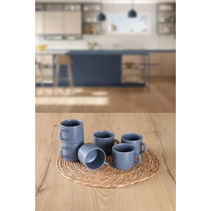 Blue Magic Mat 6 Adet 8cm Stackable Fincan