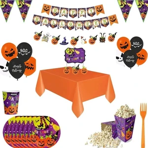 Çıtı Pıtı Store Halloween Cadılar Bayramı Parti Seti 8 Kişilik