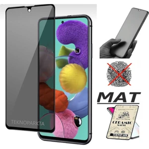 Samsung A73 Ekran Koruyucu Mat Seramik Tam Kaplayan Esnek  Cam Nano Ekran