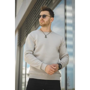 Gomez Fitted Üç Iplik Şardonlu Pamuklu Bisiklet Yaka Sweatshirt