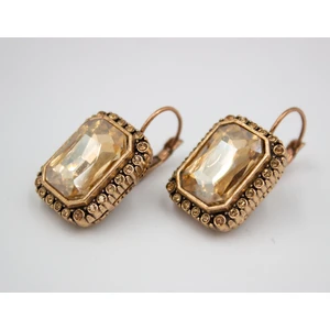 Spring Yellowish Jewelery Baget Diamond Küpe