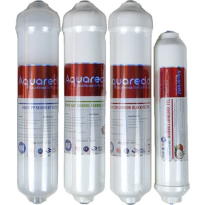 - Aquaredd Çubuklu Filtre Takımı 4'lü Set