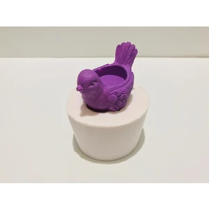Arıca Pazarlama Kuş Tealight Mumluk Silikon Kalıbı