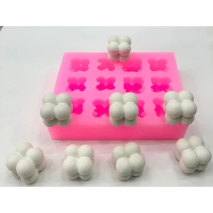 Arıca Pazarlama Mini Bubble Mum Silikon Kalıbı 12 Li