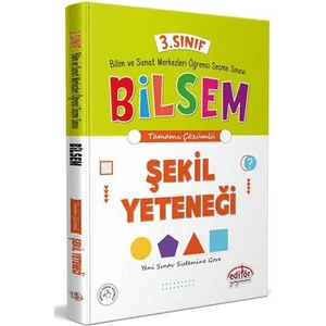 Editör Yayınları 3. Sınıf Bilsem Tamamı Çözümlü Şekil Yeteneği