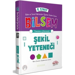 Editör Yayınları 4. Sınıf Bilsem Tamamı Çözümlü Şekil Yeteneği
