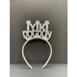 Çıtı Pıtı Store Iyiki Doğdun Gümüş Eva Parti Tacı