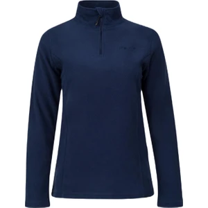 Pinna Yarım Fermuarlı Kadın Polar Sweatshirt Lacivert