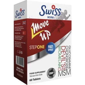 Swiss Bork Move Up Step One 60 Tablet Glukozamin Msm