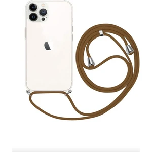 Iphone 11 Pro Uyumlu Boyundan Askılı Şeffaf Darbe Emici Antishock Silikon Telefon Kılıfı