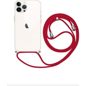 Iphone 11 Pro Uyumlu Boyundan Askılı Şeffaf Darbe Emici Antishock Silikon Telefon Kılıfı