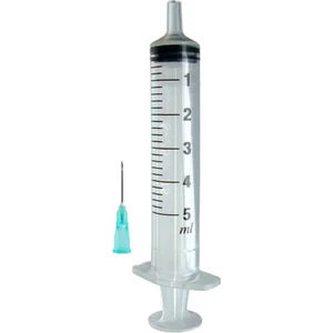Steril Enjektör 5 ml Luer Lock Yeşil 5 cc 100 Adet
