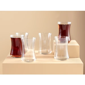 English Home Basel Cam 6'lı Çay Bardağı 160 ml Şeffaf