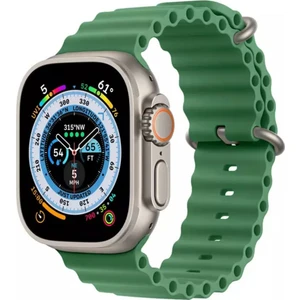 Apple Watch Ultra Kordon 42/44/45/49 mm Uyumlu Ocean Silikon Kordon