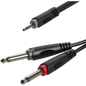 RX-K12601A 1.5 Metre 3.5 mm Stereo - Çift Mono Gitar Hazır Kablo