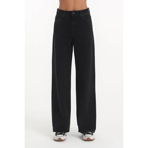 Cep Detaylı Yüksek Bel 90's Wide Leg Jeans 