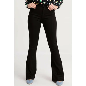 Ispanyol Paça Jeans Solmaz  Yüksek Bel Kot Pantolon,(Toparlayıcı)