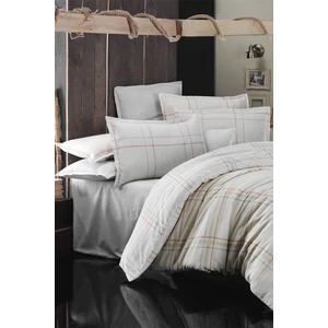 Rania Bej Çift Kişilik %100 Pamuk Flanel (Pazen) Nevresim Takımı