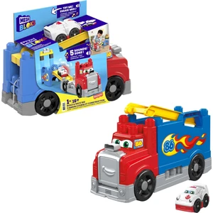 Mega Bloks Araç Ve Tır Oyun Seti, 1-5 Yaş Arası Çocuklar İçin, 16 Parçadan Oluşan Blok Oyuncakları Fvj01